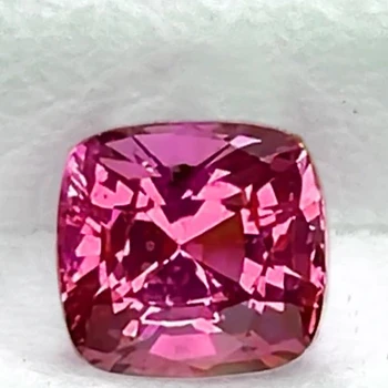 5.00 mm Cushion {0.62ct} Superb Fire Luster Natural Intense Pink Sapphire [Flawless-VVS]