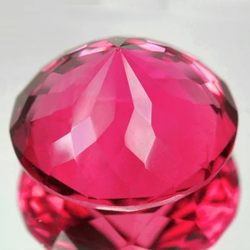 6x5 mm Oval {0.82ct} Superb Luster Natural Intense Red Pink Sapphire [Flawless-VVS]