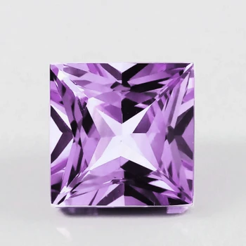 3.50 mm Square Princess {0.25ct} AAA Luster Natural Lavender Purple Sapphire [Flawless-VVS]