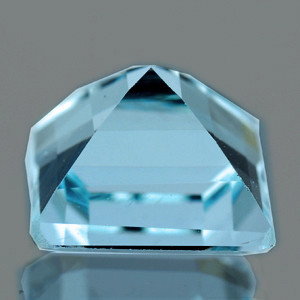 6.00 mm Square 1.20cts AAA Luster Natural Santa Maria Blue Aquamarine [VS-SI]