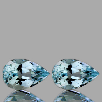 8x5 mm Pear {1.78ct} Top Luster Natural Blue Aquamarine [Flawless-VVS]
