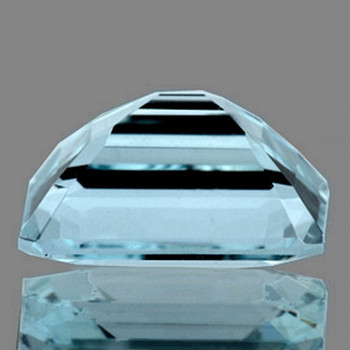 8x6 mm Octagon 1 piece Fire Luster Natural Top Blue Aquamarine [Flawless-VVS]