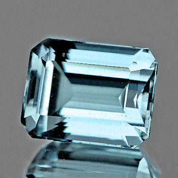 7x5 mm Octagon 1.12ct Fire Luster Natural Santa Maria Blue Aquamarine [Flawless-VVS]
