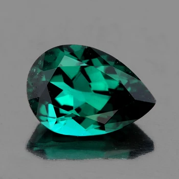 9x6 mm Pear {1.20cts} Sparkling Luster Natural Blue Green Tourmaline [VVS]