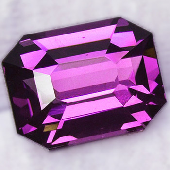8x6 mm Octagon {2.20ct} Top Luster Natural Magenta Purple Spinel [Flawless-VVS]
