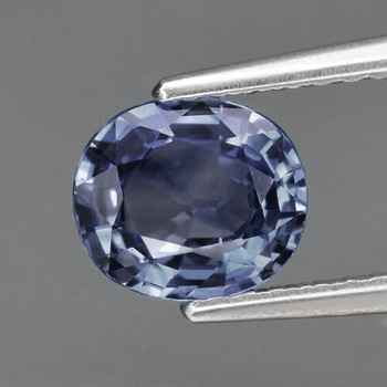 6.5x5.5 mm Oval {0.90ct} Superb Luster Natural Bright Titanium Blue Spinel [Flawless-VVS]