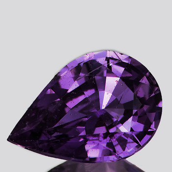 9.5x6.5 mm Pear {2.02ct} Top Luster Natural Intense Purple Spinel [Flawless-VVS]
