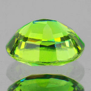 6x5 mm Oval 0.60ct Superb Luster Rainbow Spark Natural Canary Green Sphene [VVS]