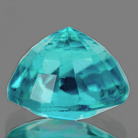 5.00 mm Round {0.56ct} Lustrous Zambian Natural Green Blue Emerald [VS-SI]