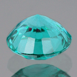 6.30 mm Round {1.02ct} Lustrous Zambian Natural Green Blue Emerald [SI]