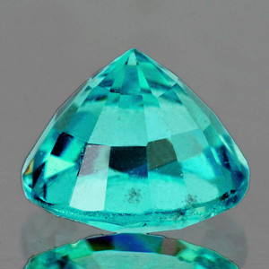5.00 mm Round {0.65ct} Lustrous Zambian Natural Top Blue Green Emerald [VVS]