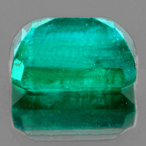 8x6 mm Octagon {1.78ct} Lustrous Natural Brilliant Blue Green Emerald [SI]