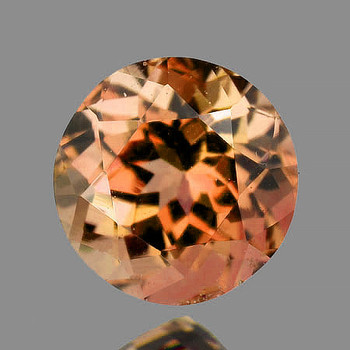 6.00 mm Round Portuguese 1 piece Superb Luster Natural Orange Champagne Zircon [Flawless-VVS]