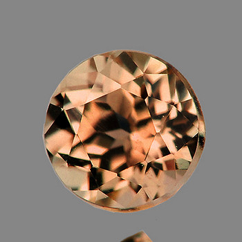 6.00 mm Round Portuguese {1.55ct} Superb Luster Natural Intense Champagne Zircon [Flawless-VVS]