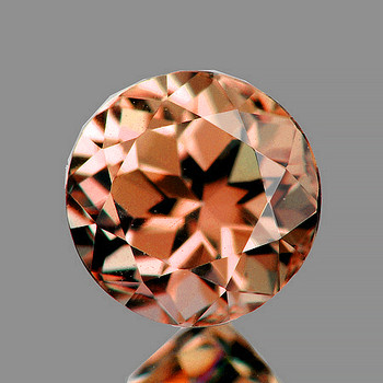6.00 mm Round Portuguese {1.46ct} Superb Luster Natural Intense Champagne Zircon [Flawless-VVS]