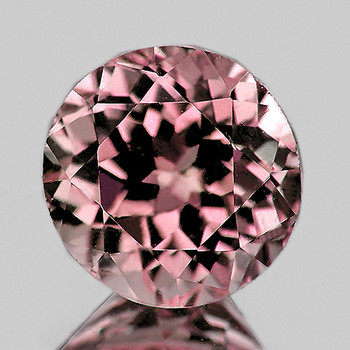 5.00 mm Round Portuguese {0.96ct} Superb Luster Natural Golden Pink Zircon [Flawless-VVS]