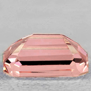 12x8 mm Octagon {4.02cts} Superb Luster Natural Intense Peach Morganite [Flawless-VVS]-Top Grade