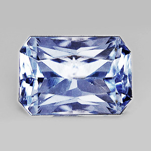 6x4 mm Octagon {0.75ct} Sparkling Natural Ceylon Light Blue Sapphire [Flawless-VVS]
