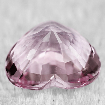5.50 mm Heart {0.80ct} Top Luster Natural Soft Pink Sapphire [Flawless-VVS]