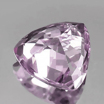 6.00 mm Trillion {1.15ct} Superb Luster Natural Pink-White Sapphire [Flawless-VVS]