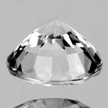 6.00 mm Round {1.08} Superb Luster Natural Yellow White Sapphire [Flawless-VVS]
