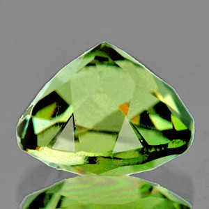 5.00 mm Round {0.60ct} AAA Fire Natural Yellow Green Tourmaline Mozambique [Flawless-VVS]