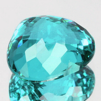 10x7.5 mm Heart 2.75ct AAA Brilliant Luster Natural Blue Apatite [Flawless-VVS]