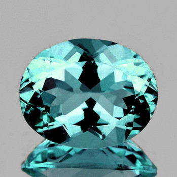9x7 mm Oval {1.62t} Superb Luster Natural Blue Apatite [Flawless-VVS]