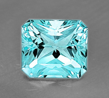 7.00 mm Octagon 2.20ct Top Luster Natural Blue Apatite [Flawless-VVS]