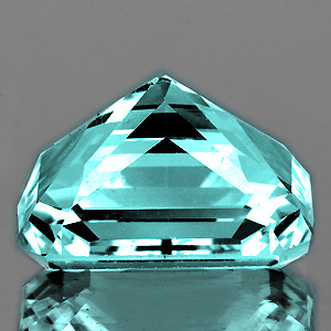 7x6 mm Octagon 1.75ct Top Luster Natural Intense Blue Apatite [Flawless-VVS]