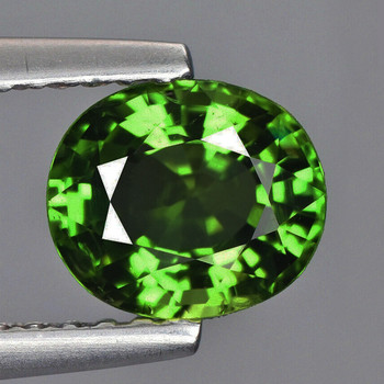 8.5x7.5 mm Oval 2.00cts Fire Luster Natural Brilliant Green Tourmaline [Flawless-VVS]