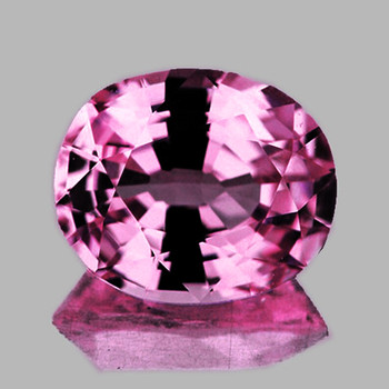 6x5 mm Oval 0.90ct Natural Brilliant Pink Sapphire [Flawless-VVS]