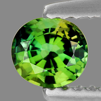 8x7 mm Oval 2.00cts Fire Luster Natural Brilliant Green Tourmaline [Flawless-VVS]