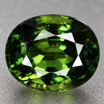 10x8 mm Oval 2.55cts Fire Luster Natural Brilliant Green Tourmaline [Flawless-VVS]