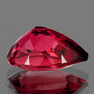 8x6 mm Pear {1.00ct} Sparkling Natural Intense Red Pink Tourmaline [VVS]