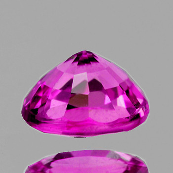 7x5 mm Oval {0.95cts} Sparkling Natural Intense Rubellite Pink Tourmaline [VVS]