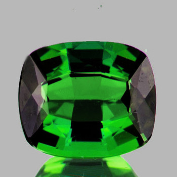 8.5x7.5 mm Cushion 1.82ct AAA Luster Natural Intense Chrome Green Tourmaline [Flawless-VVS]