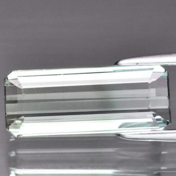 12x5 mm Octagon 2.40ct Sparkling Natural Very Light Green Tourmaline [Flawless-VVS]