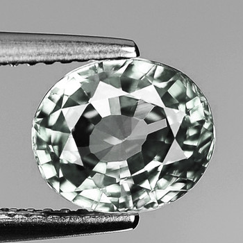 8.5x7.5 mm Oval 1.86ct AAA Fire Natural White (Colorless) Tourmaline [Flawless-VVS]