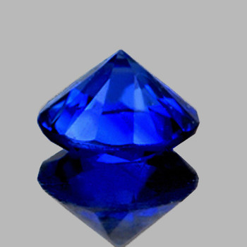 4.50 mm Round 0.48ct AAA Fire Luster Natural Royal Blue Sapphire [Flawless-VVS]