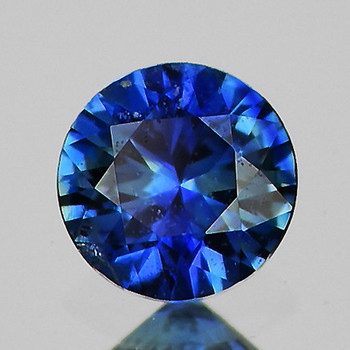 4.20 mm Round 0.35ct AAA Fire Luster Natural Intense Blue Sapphire [VVS]