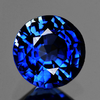 4.50 mm Round 0.55ct AAA Fire Luster Natural Royal Blue Sapphire [Flawless-VVS]