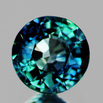 4.80 mm Round 0.55ct Fire Luster Natural Green Blue Sapphire [Flawless-VVS]