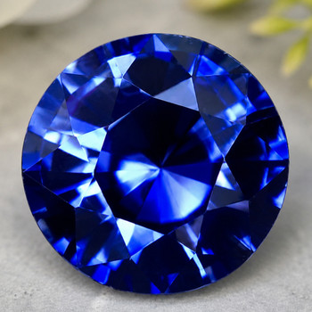 4.00 mm Round 0.30ct Brilliant Natural Intense Blue Sapphire [Flawless-VVS]