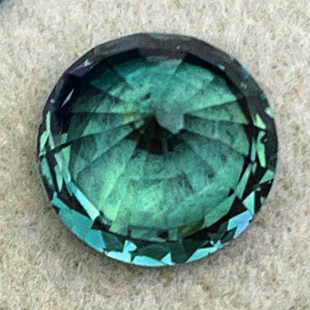 4.60 mm Round 0.55ct Fire Luster Natural Green Blue Sapphire [Flawless-VVS]