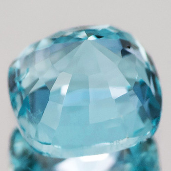 9.5x8.5 mm Cushion {3.86ct} AAA Luster Natural Blue Aquamarine [VVS]