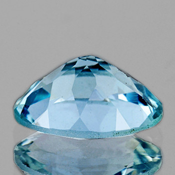 8.5x6.5 mm Oval 1.32ct Lustrous Natural Santa Maria Blue Aquamarine [VVS]