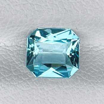 7.00 mm Octagon {1.75cts} Fire Luster Natural Blue Aquamarine [Flawless-VVS]