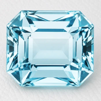 7.00 mm Octagon {1.75cts} Fire Luster Natural Blue Aquamarine [Flawless-VVS]