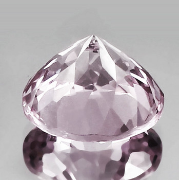 7.00 mm Round {1.28ct} Natural Brilliant Soft Pink Morganite [Flawless-VVS]
